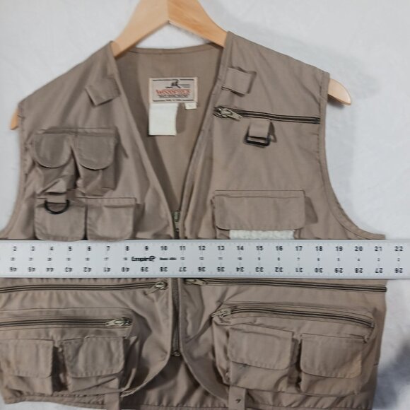 Woodfield Men's Tan Vest, Outdoor, Fishing, Hunting, Size M, See Description - Picture 10 of 15